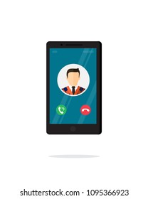 Smartphone call illustration