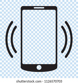 Smartphone call vector icon