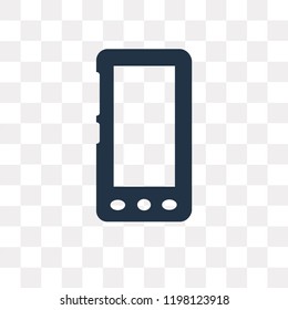 Smartphone Call vector icon isolated on transparent background, Smartphone Call transparency concept can be used web and mobile