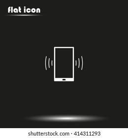 Smartphone calling icon.
