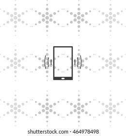 Smartphone calling icon.