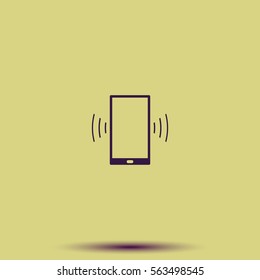 Smartphone calling icon.