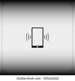 Smartphone calling icon.