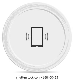 Smartphone calling icon.