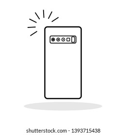 Smartphone camera icon in trendy flat style. Snapping / Capture  symbol for your web site design, logo, app, UI Vector EPS 10. 