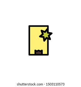 Smartphone, cardboard, box icon vector. Flat icon illustration 