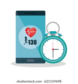 smartphone with cardiology app