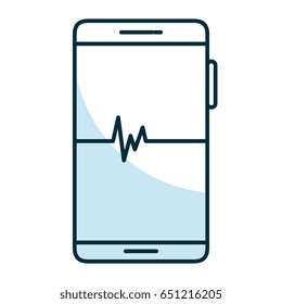 smartphone with cardiology app