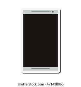 smartphone cellphone gadget technology icon. Flat and Isolated design. Vector illustration
