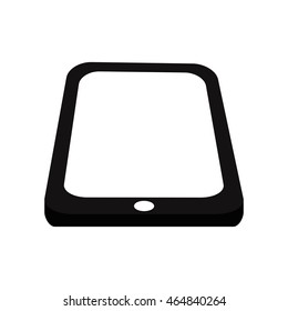 smartphone cellphone mobile technology icon. Isolated and flat illustration. Vector graphic