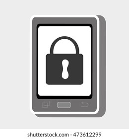 smartphone cellphone technology vector illustration eps 10