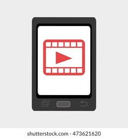 smartphone cellphone technology vector illustration eps 10