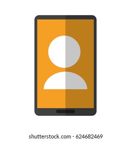smartphone character chat bubble speech