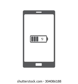 smartphone charge icon ,symbol