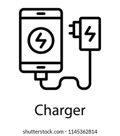 Smartphone charging with charging adapter 