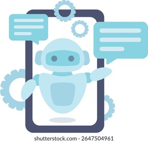 Smartphone and Chat AI Robots