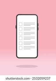 Smartphone Checklist Empty Tick Box App