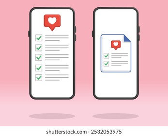 Smartphone Checklist Love Engagement Tasks File
