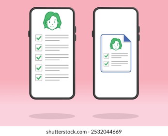 Smartphone Checklist Woman Girl Recommendations File