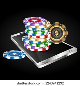 Smartphone and chips for online casino design