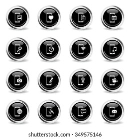 Smartphone chrome icons for web