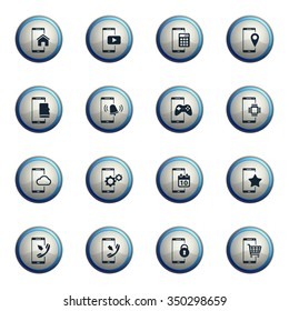 Smartphone chrome icons for web