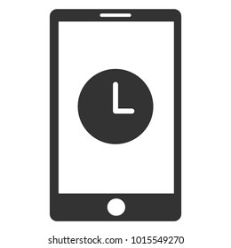 smartphone clock icon