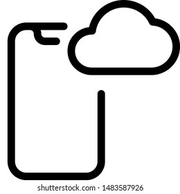Smartphone with cloud technology and online storage