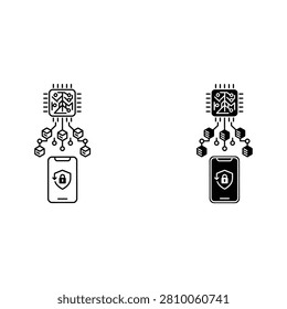 Smartphone with connected devices and data flow illustration iot devices wireless communicati