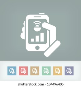 Smartphone connection icon