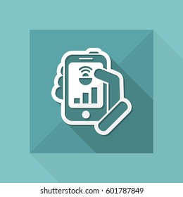 Smartphone connection icon