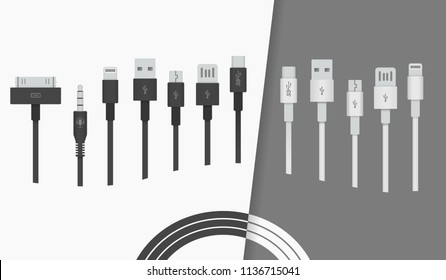 Smartphone connectors designed in two colors