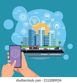 Smartphone-Controlling-Szene