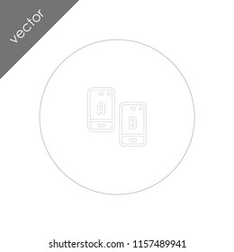 smartphone copy icon