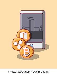smartphone and cryptocurrency design