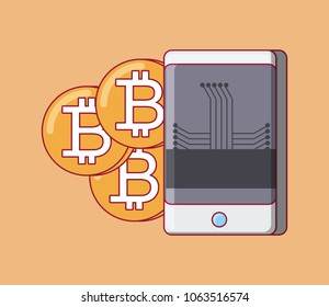 smartphone and cryptocurrency design