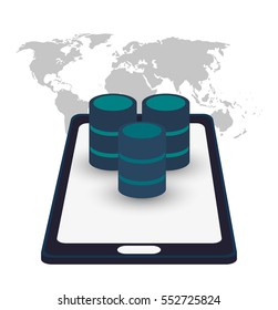 smartphone data server access