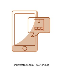 smartphone with delivery app