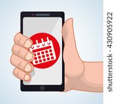 smartphone design. app concept. colorful illustration