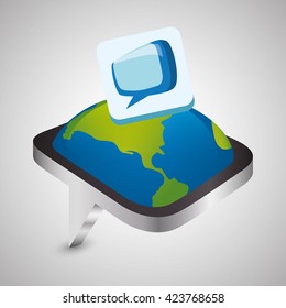 smartphone design. app concept. colorful illustration