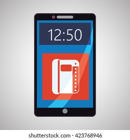 smartphone design. app concept. colorful illustration