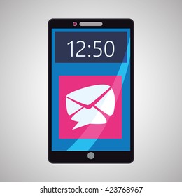 smartphone design. app concept. colorful illustration