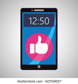 smartphone design. app concept. colorful illustration