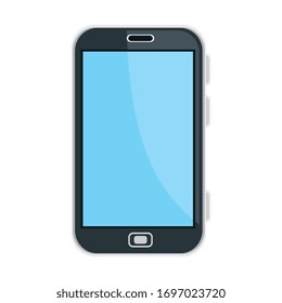 Smartphone-Design, Handy-Mobilfunk-Kommunikation und Social Media-Vektorillustration Illustration