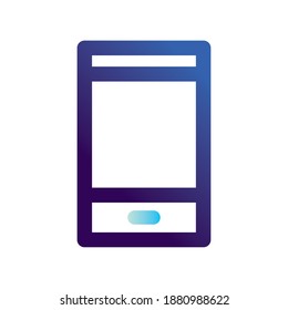 Smartphone design, Cellphone mobile digital and phone theme Vector illustration