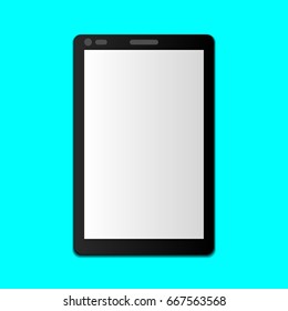 Smartphone design concept mock up. Vector background template isolated.