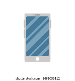 Smartphone design, Digital technology communication social media internet web and screen theme Vector illustration