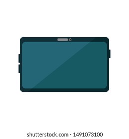 Smartphone design, Digital technology communication social media internet web and screen theme Vector illustration