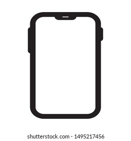 Smartphone design, Digital technology communication social media internet web and screen theme Vector illustration