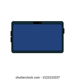Smartphone design, Digital technology communication social media internet web and screen theme Vector illustration